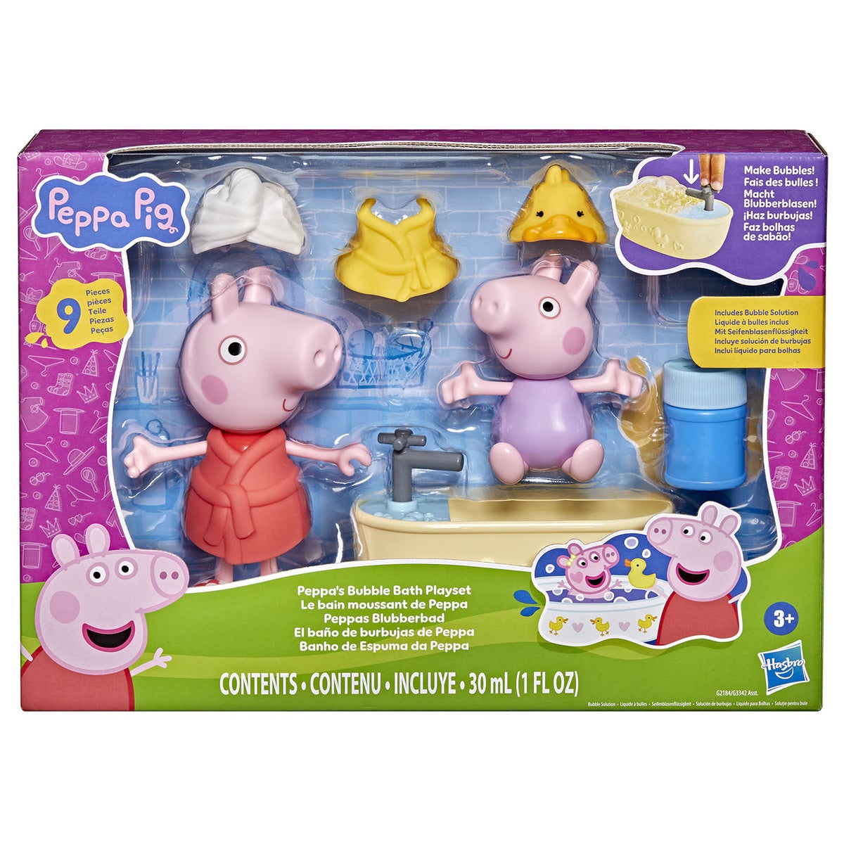 Peppas Bubble Bath Playset