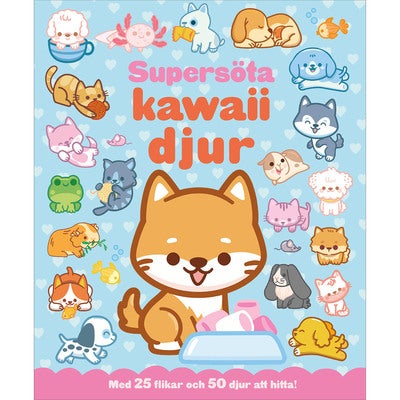 Supersöta kawaiidjur - Med 25 flikar och 50 djur att hitta