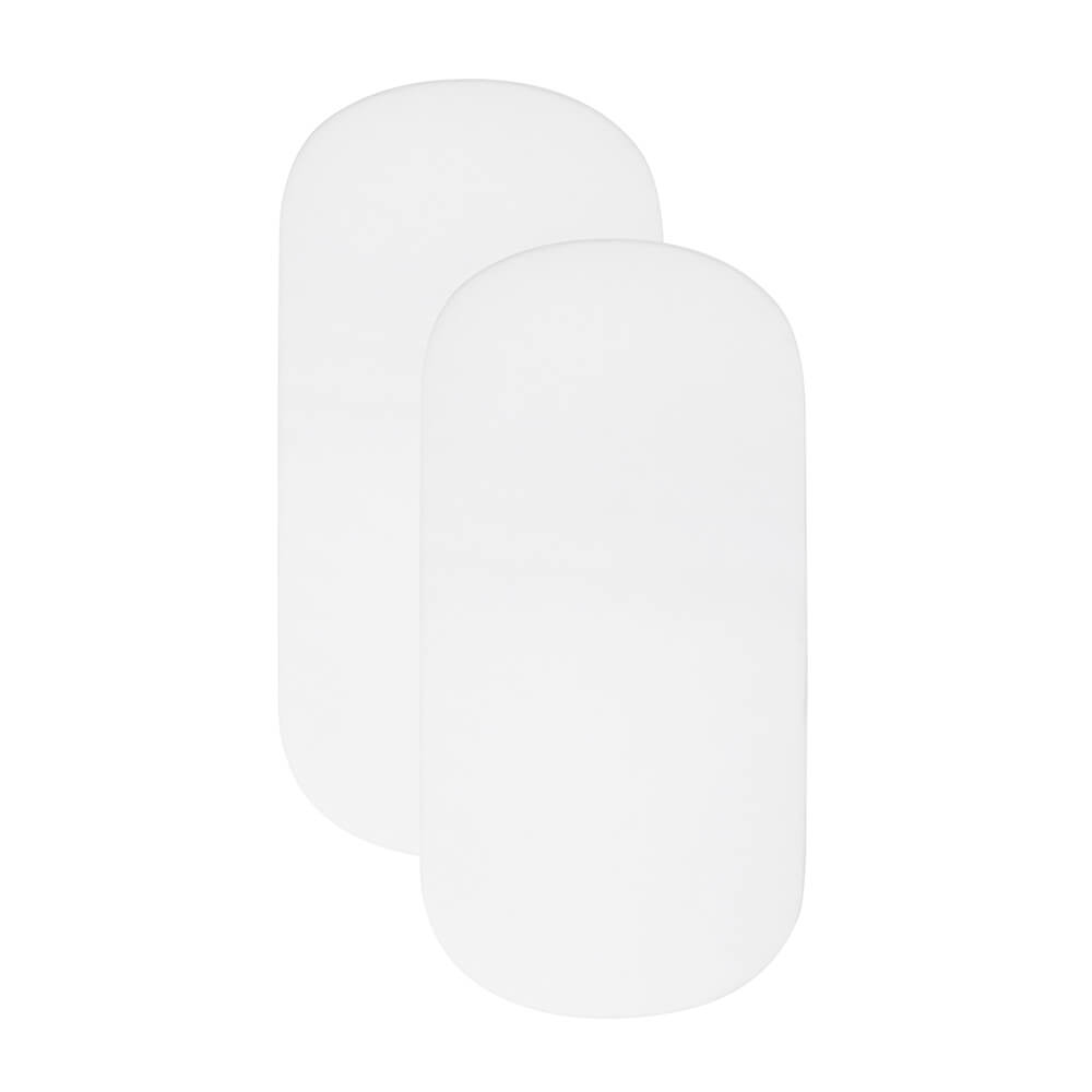 SHNUGGLE Sheets Air Cot  Fitted Sheets 2-Pack White