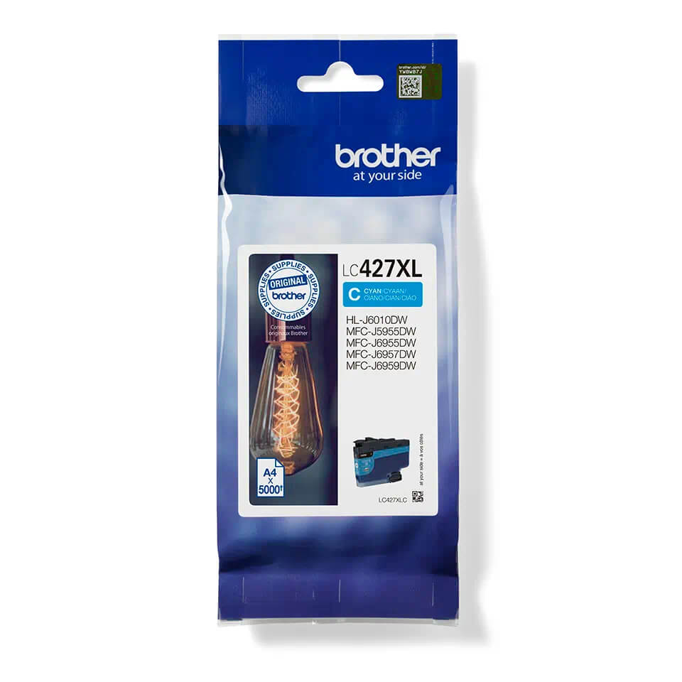 BROTHER Ink LC427XLC LC-427 Cyan High Capacity