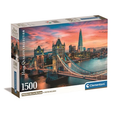 Puslespill 1500 Pcs CB High Quality Collection London Twilight