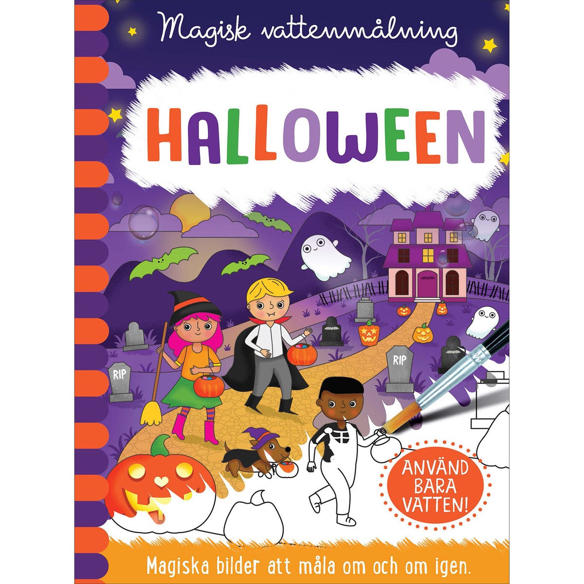 Magisk vattenmålning: Halloween