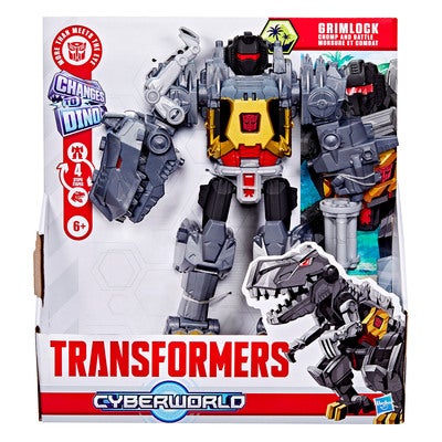 Cyberworld Grimlock Chomp & Battle 9 Inch Actionfigur