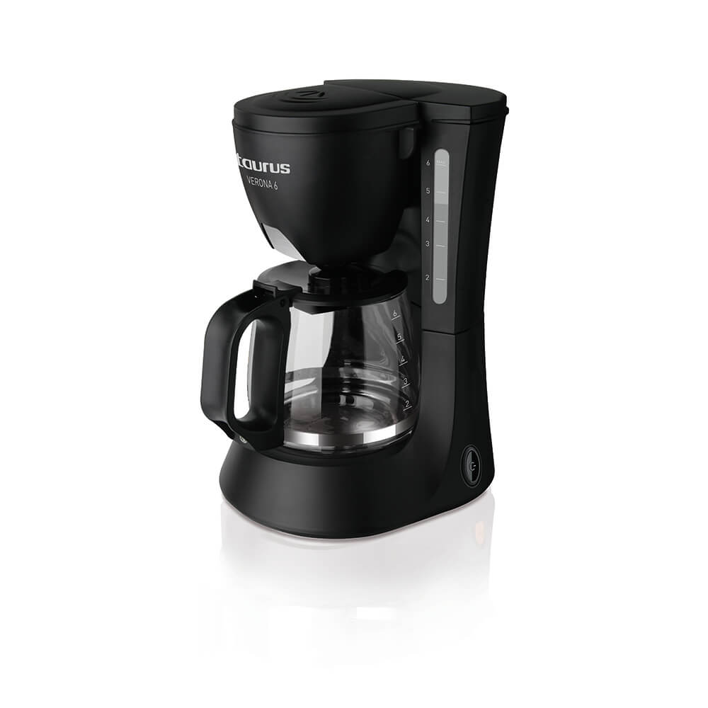 Coffee Maker 6 Cups Black