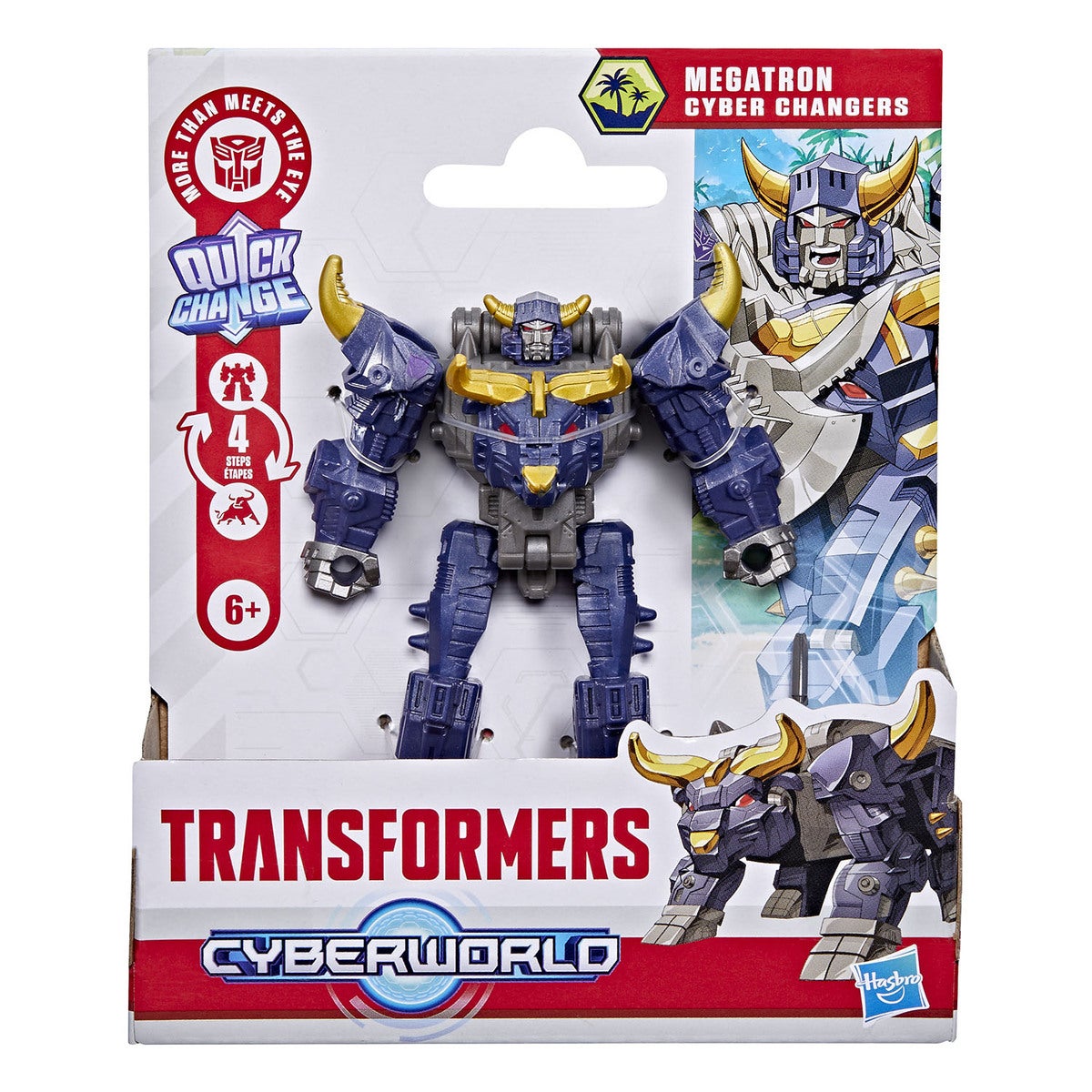 TRA Cyberworld 4in Cyber changer Megatron Bull