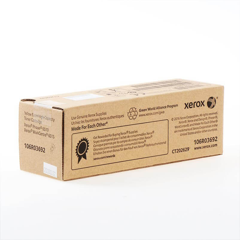 Toner 106R03692 Gul Extra Hög Kapacitet