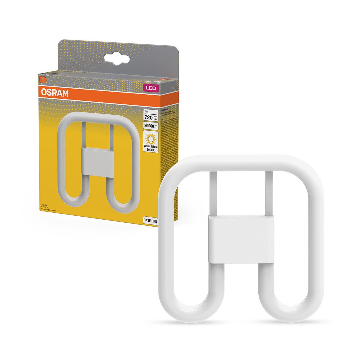 Valaistus Dulux LED SQ EM & AC Mains 7W 830 GR8