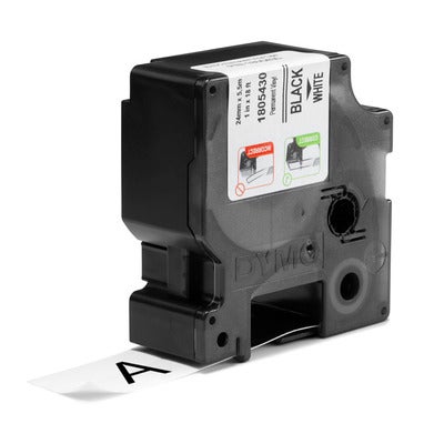 Färgband 1805430 24mm Svart på Vit