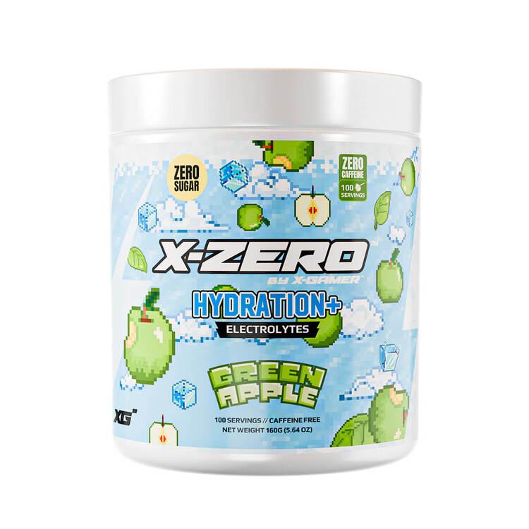 Energiajuomajauhe X-Zero Hydration+ 160 gram Green Apple