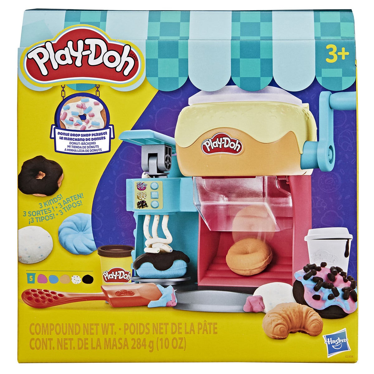 PLAY-DOH Kitchen Creations  Donut Drop Shop Playset
