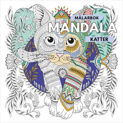 Målarbok mandala: Katter