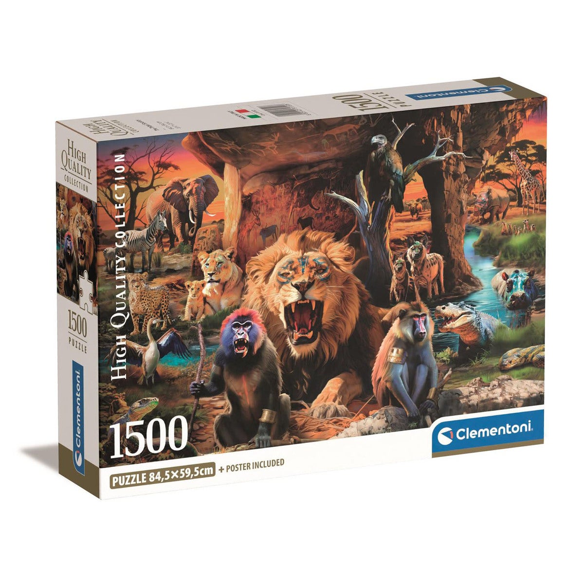Puslespill 1500 Pcs CB High Quality Collection The Tribal Society