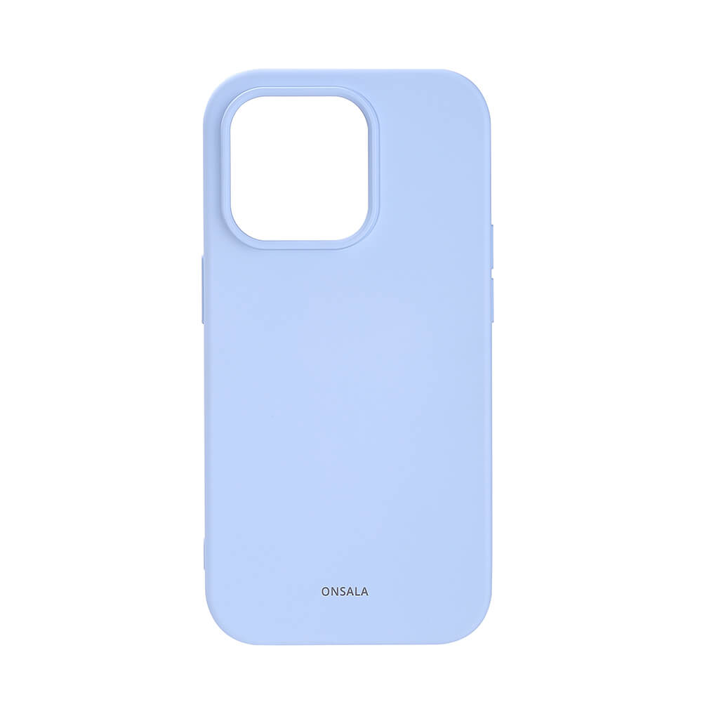 Phone Case Silicone Light Blue - iPhone 14 Pro 