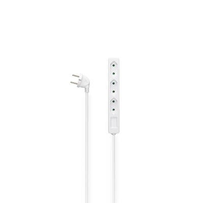 Power Strip 3-Way 2.5m White