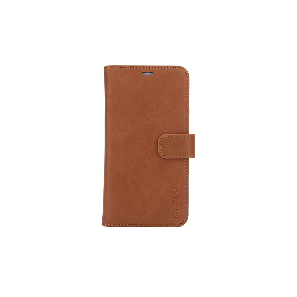 Radiationprotected Mobilewallet Leather iPhone XR 2in1 Magnetskal Brown