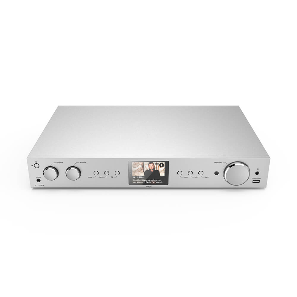 HAMA Radio DAB+ Intern. FM BT DIT2105SBTX Silver