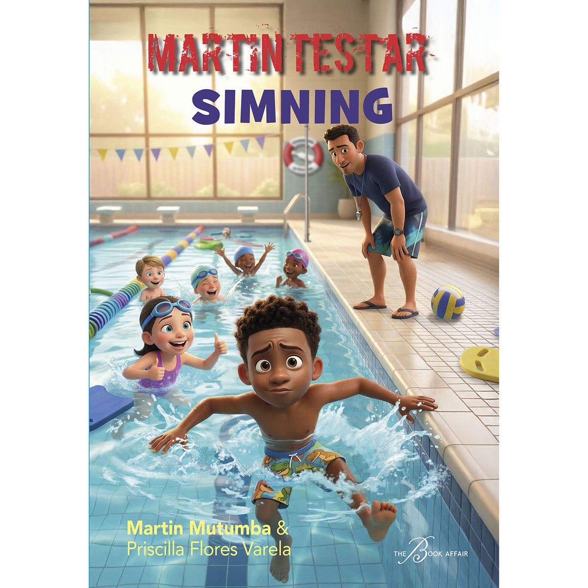 Martin testar simning