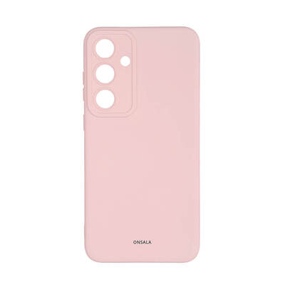 ONSALA Backcover Sil Touch Samsung S24+ 5G Chalk Pink