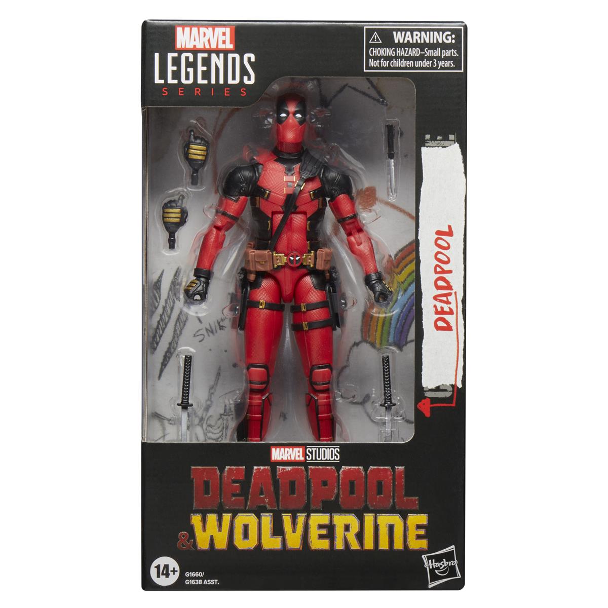 Legends Series Deadpool & Wolverine 6 Inch Figure, Deadpool 