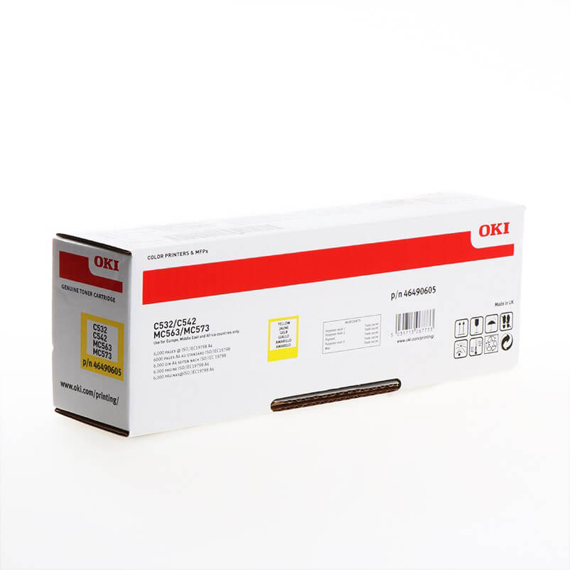 Toner 46490605 Gul Høy Kapasitet