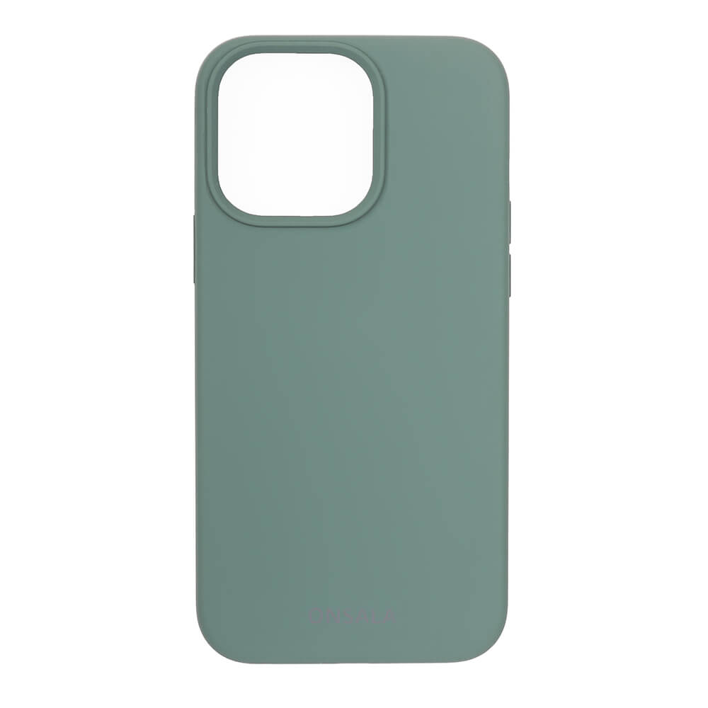 Phone Case Silicone Pine Green - iPhone 13 Pro