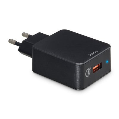 Snabbladdare Fast Charger 1x USB-A Qualcomm 19.5w Svart