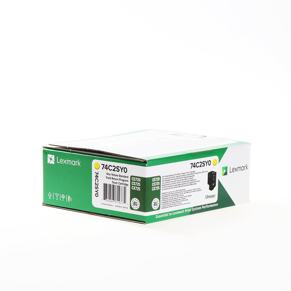 Toner 74C2SY0 Gul, Return