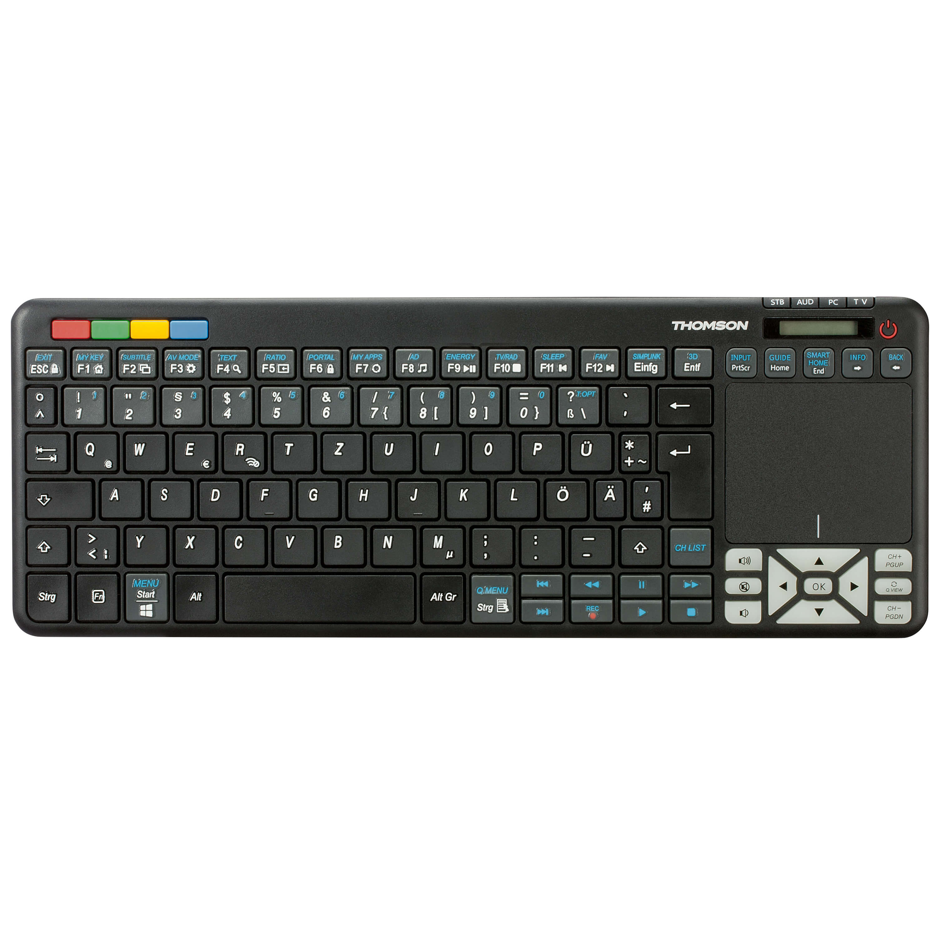 THOMSON SMART TV Fjärrkontroll 4in1 LG Samt Tangentbord Nordisk Layout