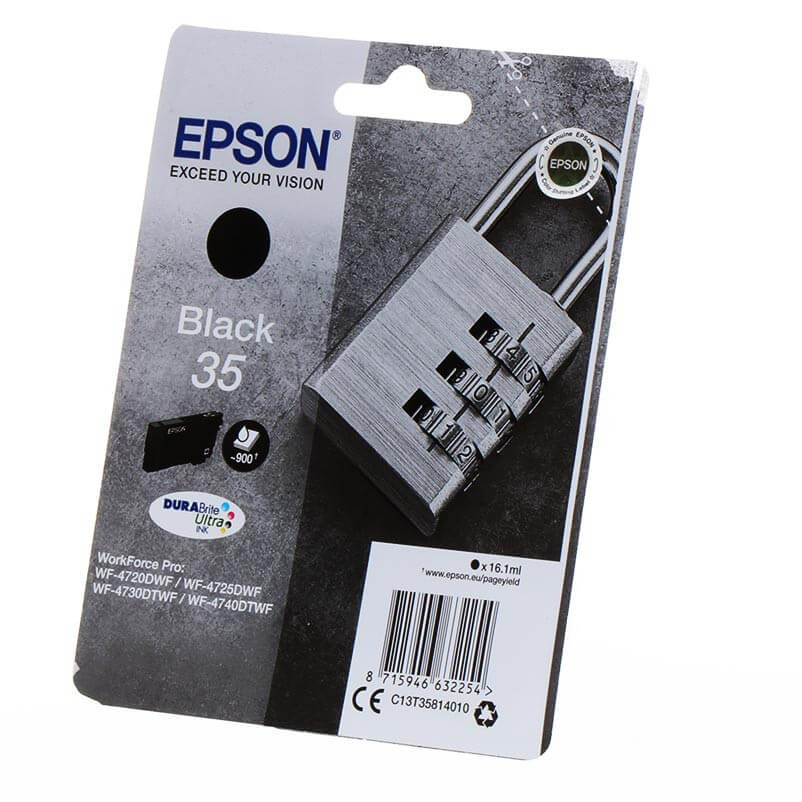 Blekk C13T35914010 35XL Svart Padlock