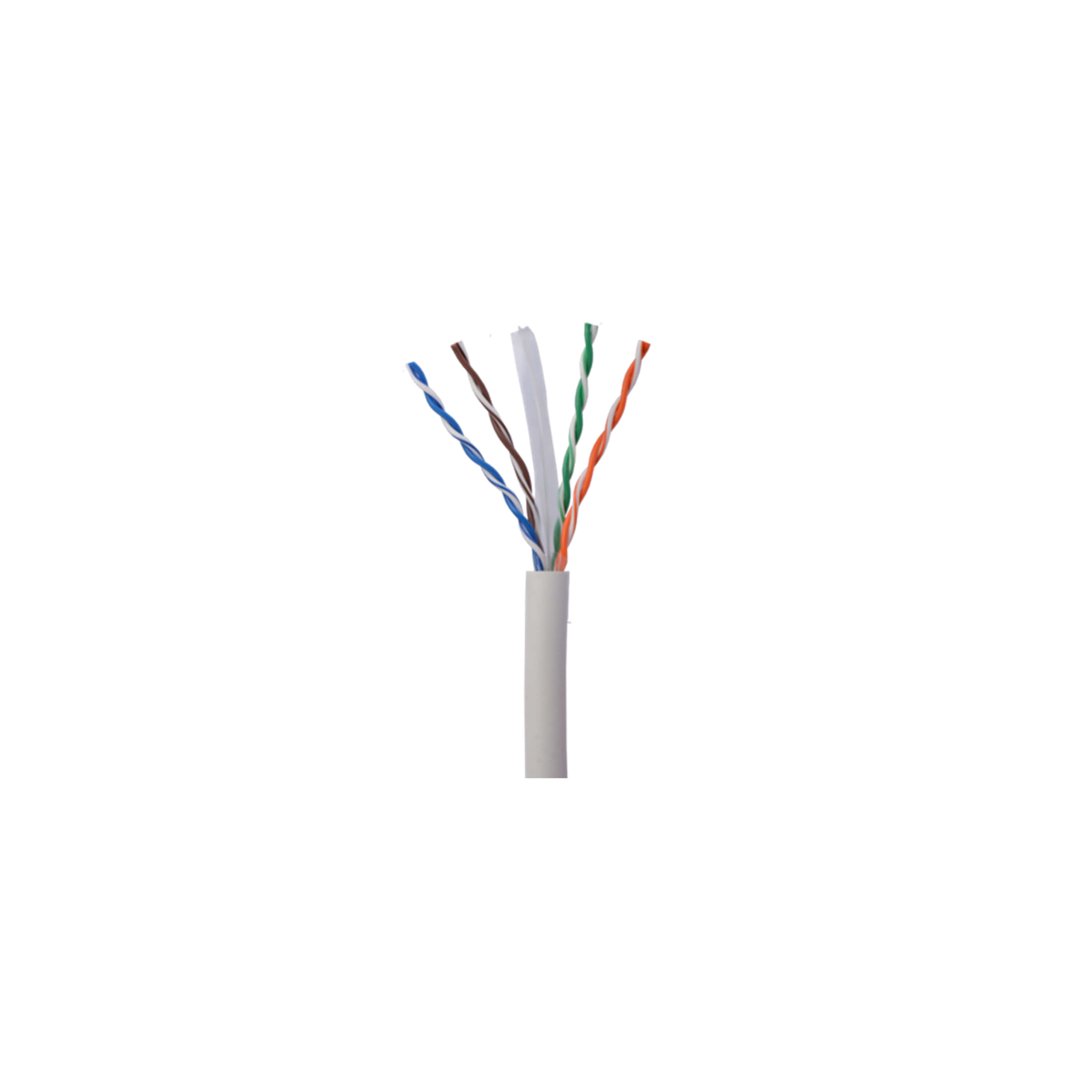 NORTH Nettikaapeli Cat6A UTP Valk 25m kontaktiton Solid 10Gb/s 500MHz 26awg CM