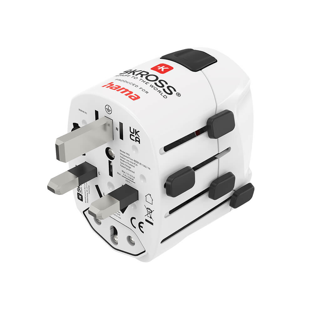 World Travel Adapter Pro EU-WORLD 3-pin