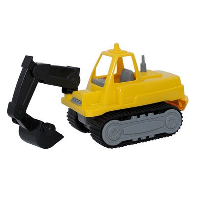 Grävmaskin Excavator With Tracks Yellow 30cm