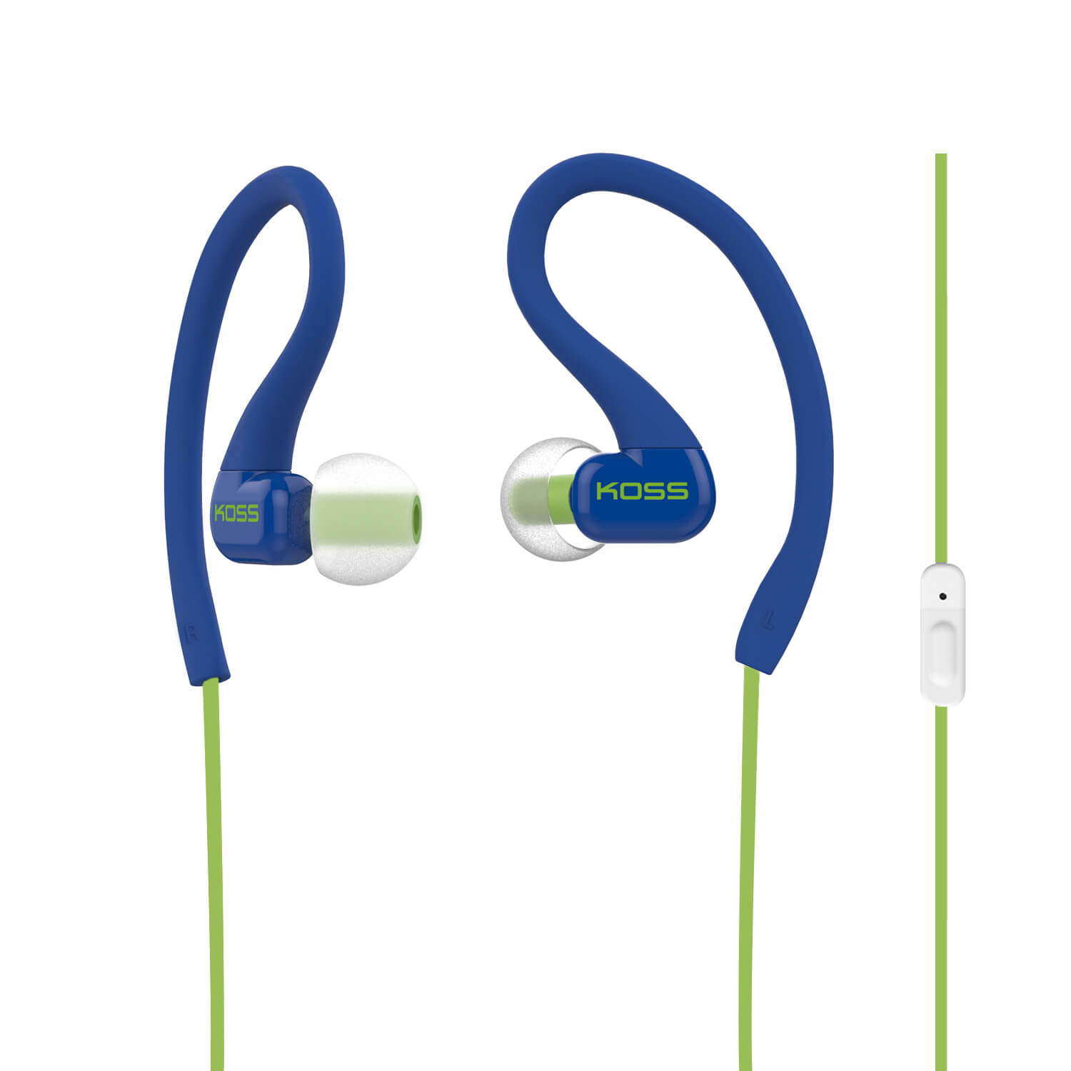 KOSS Øreplugger KSC32iB Blå In-Ear med one touch mic