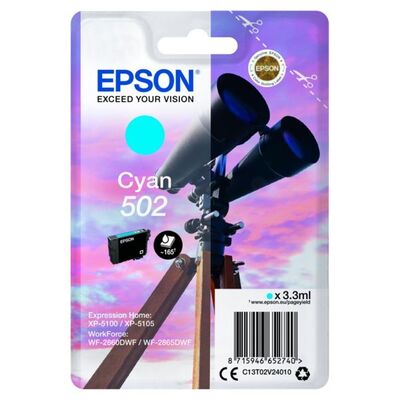 EPSON Ink C13T02V24010 502 Cyan Binoculars