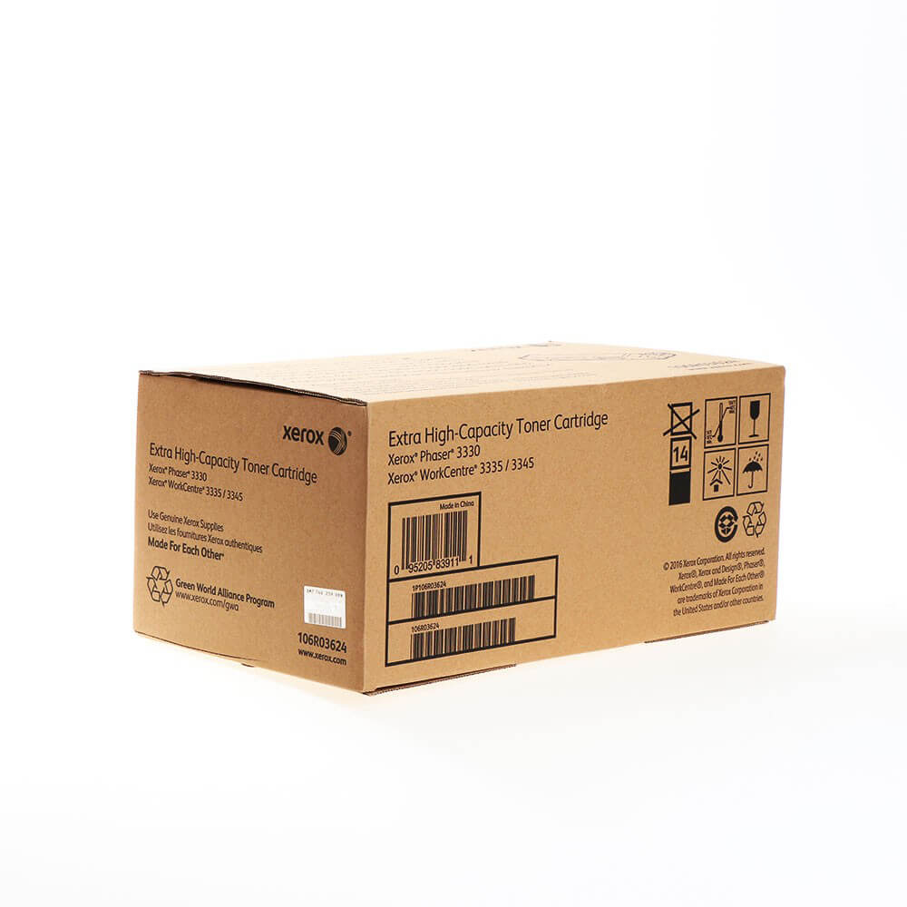 Toner 106R03624 Svart Extra Hög Kapacitet