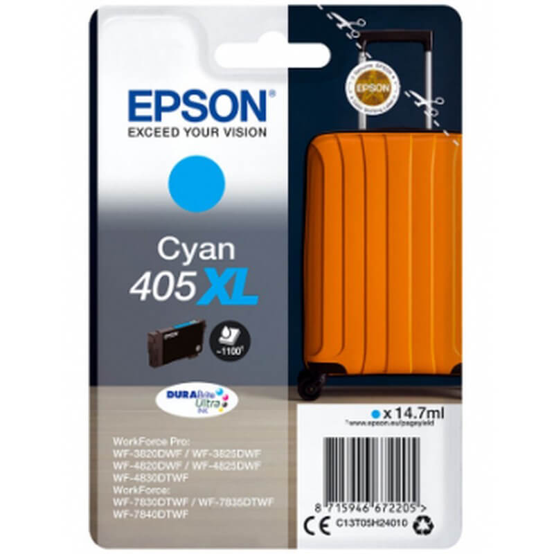 Ink C13T05H24010 405XL Cyan, Suitcase
