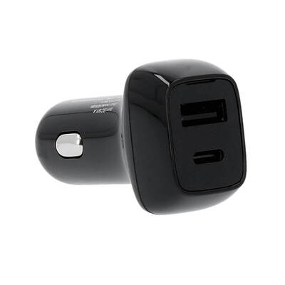 Charger 12/24V 1xUSB-C 1xUSB-A PD 20-32W + 2,4A Black