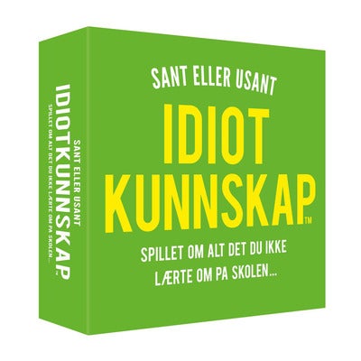 NO Idiotkunnskap - SANT ELLER  USANT