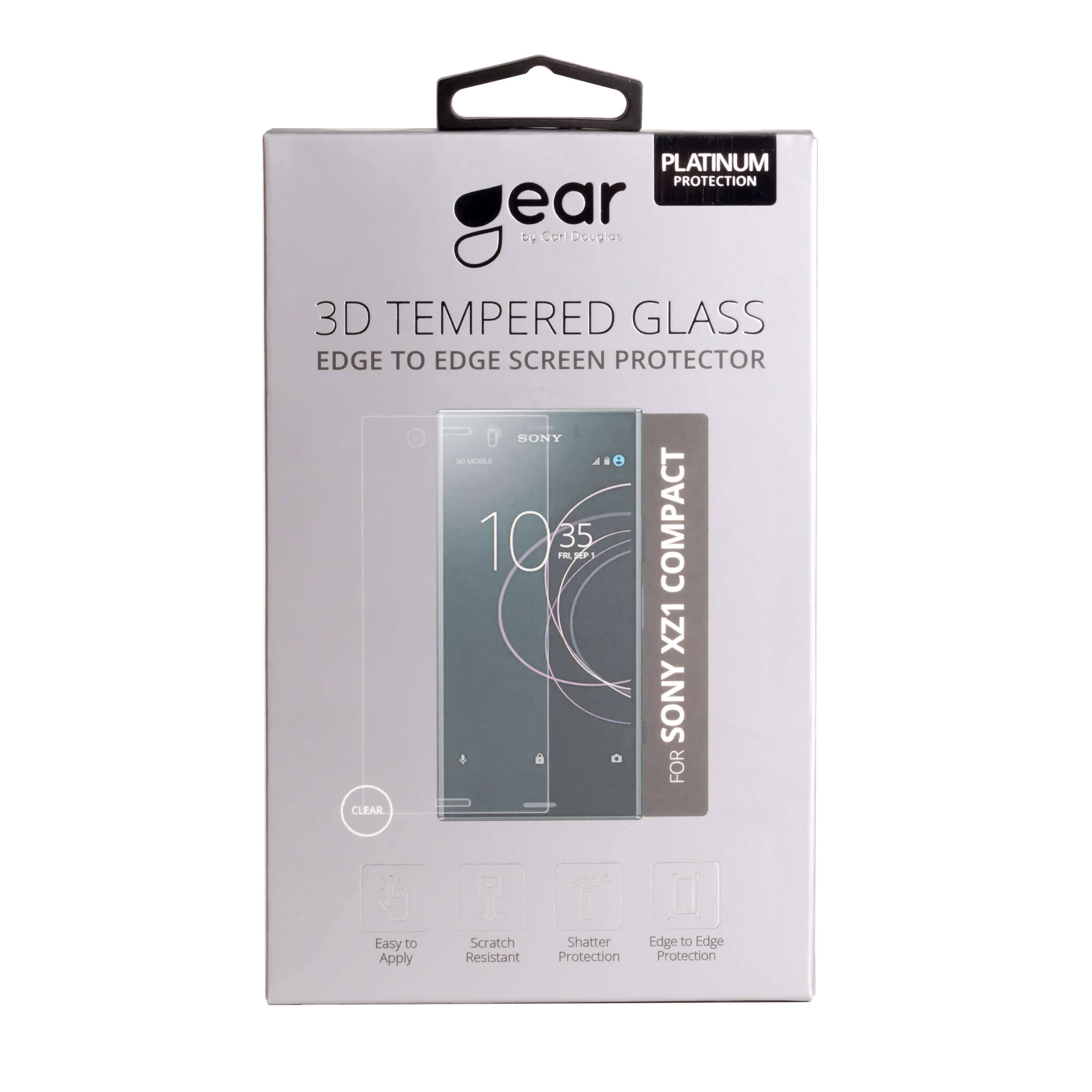 Hærdet Glas 3D Full Cover Klar Sony Xperia XZ1 Compact