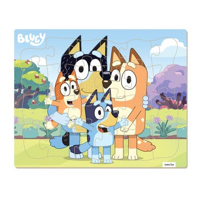 BLUEY Framed Puzzle Family 18pcs