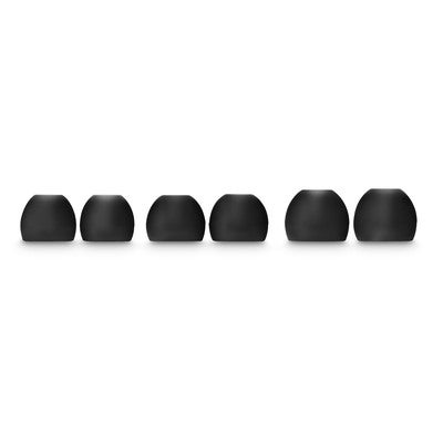 Vaihtotyynyt Silicone 6-Pack Musta