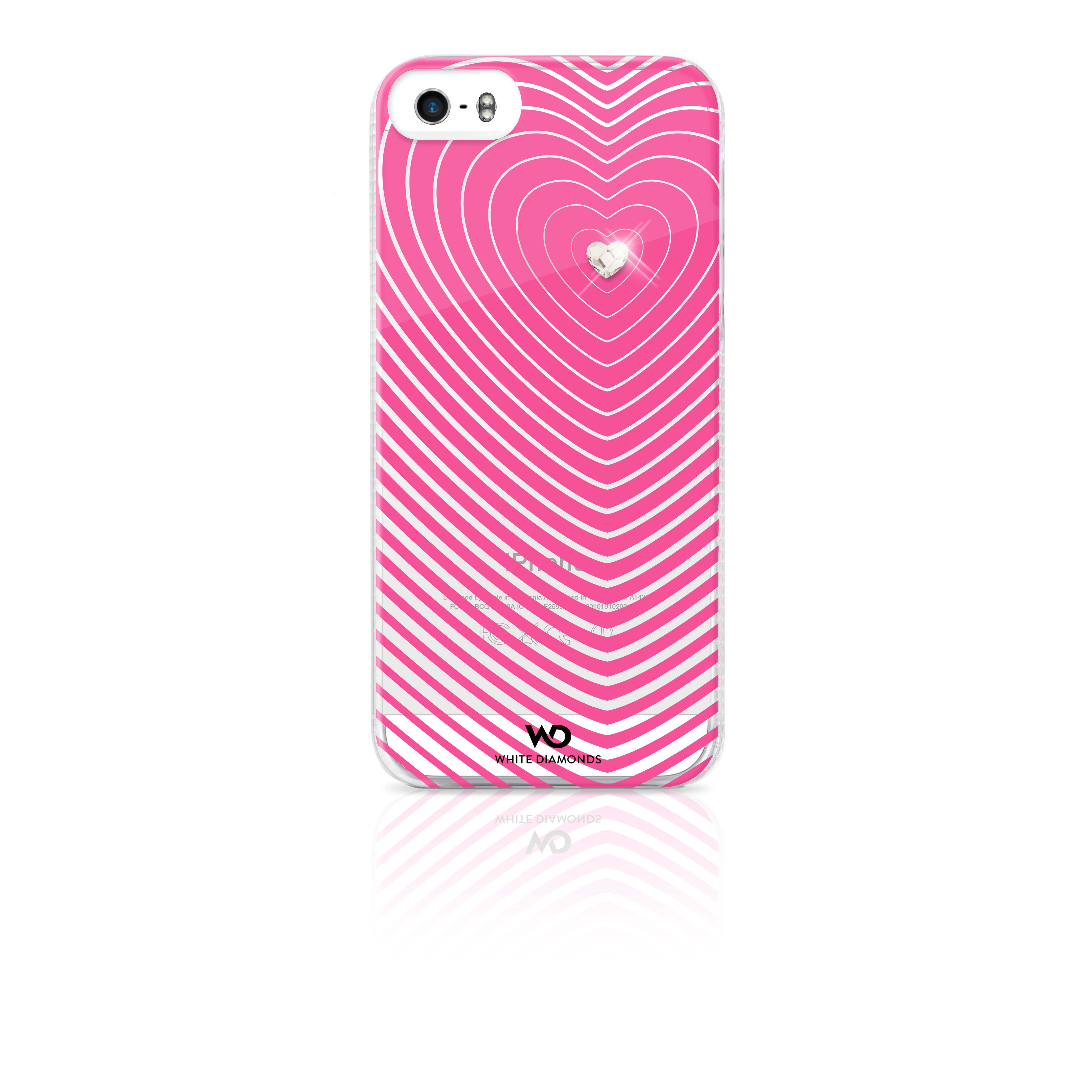 Heartbeat Mobile Phone Cover for Apple iPhone 5/5s, pink