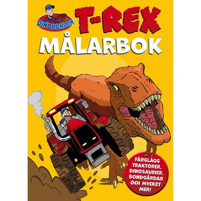 Dinobonden: T-rex målarbok