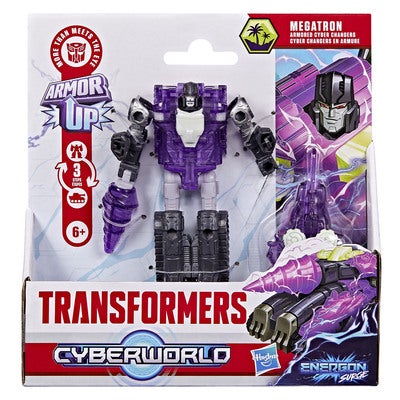 TRA Cyberworld 4in Armored Cyber changer Ultra Megatron