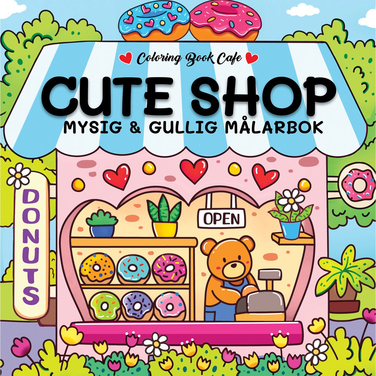 Målarbok: Cozy Cute Shop 