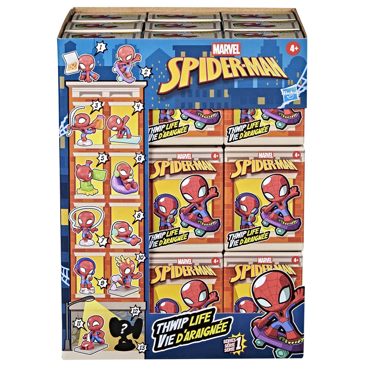 MARVEL Spider-Man Collectible 1.5in CDU -Asst