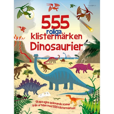 555 roliga klistermärken: Dinosaurier