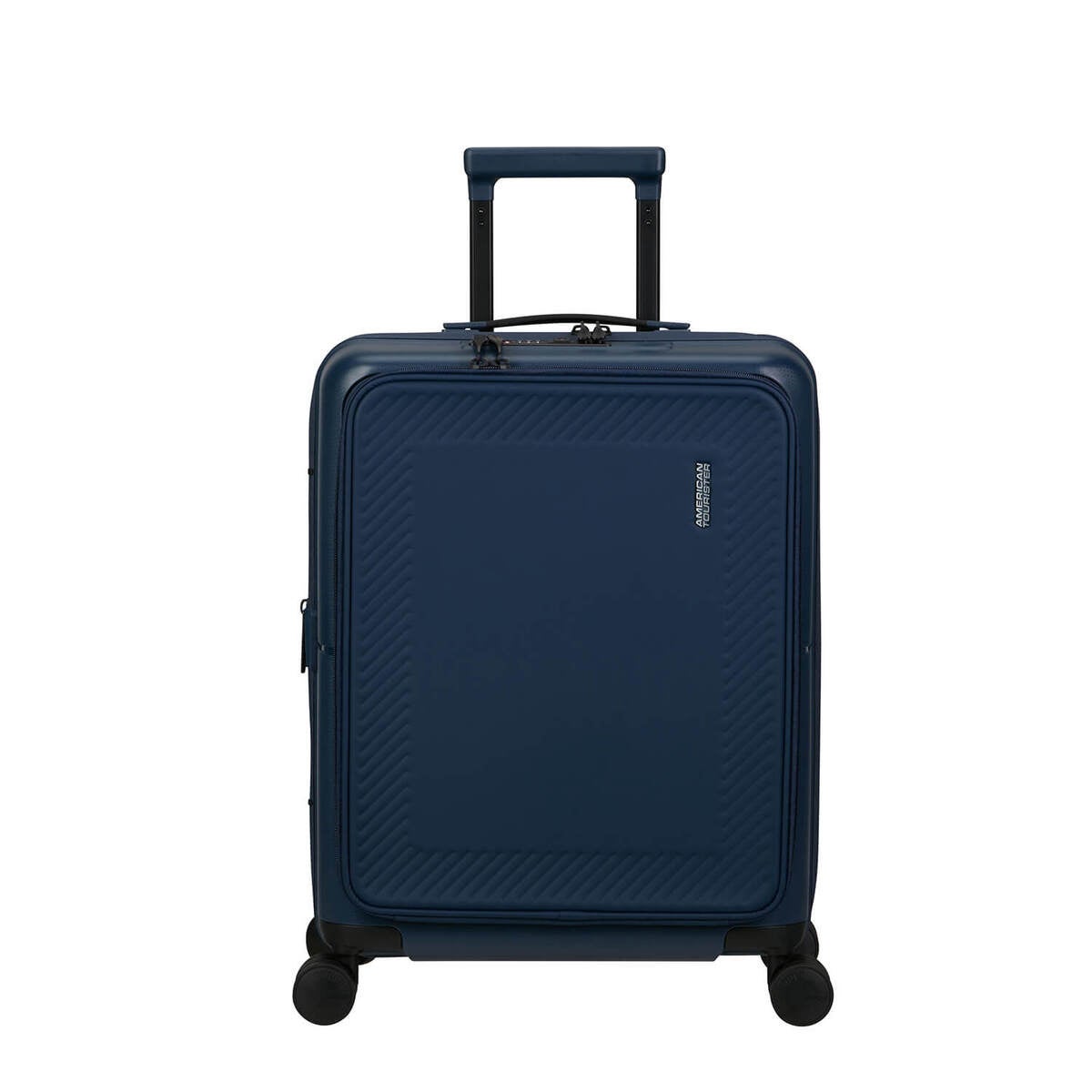 Matkalaukku DashPop Spinner 55/23 Front Pocket Laptop Midnight Blue