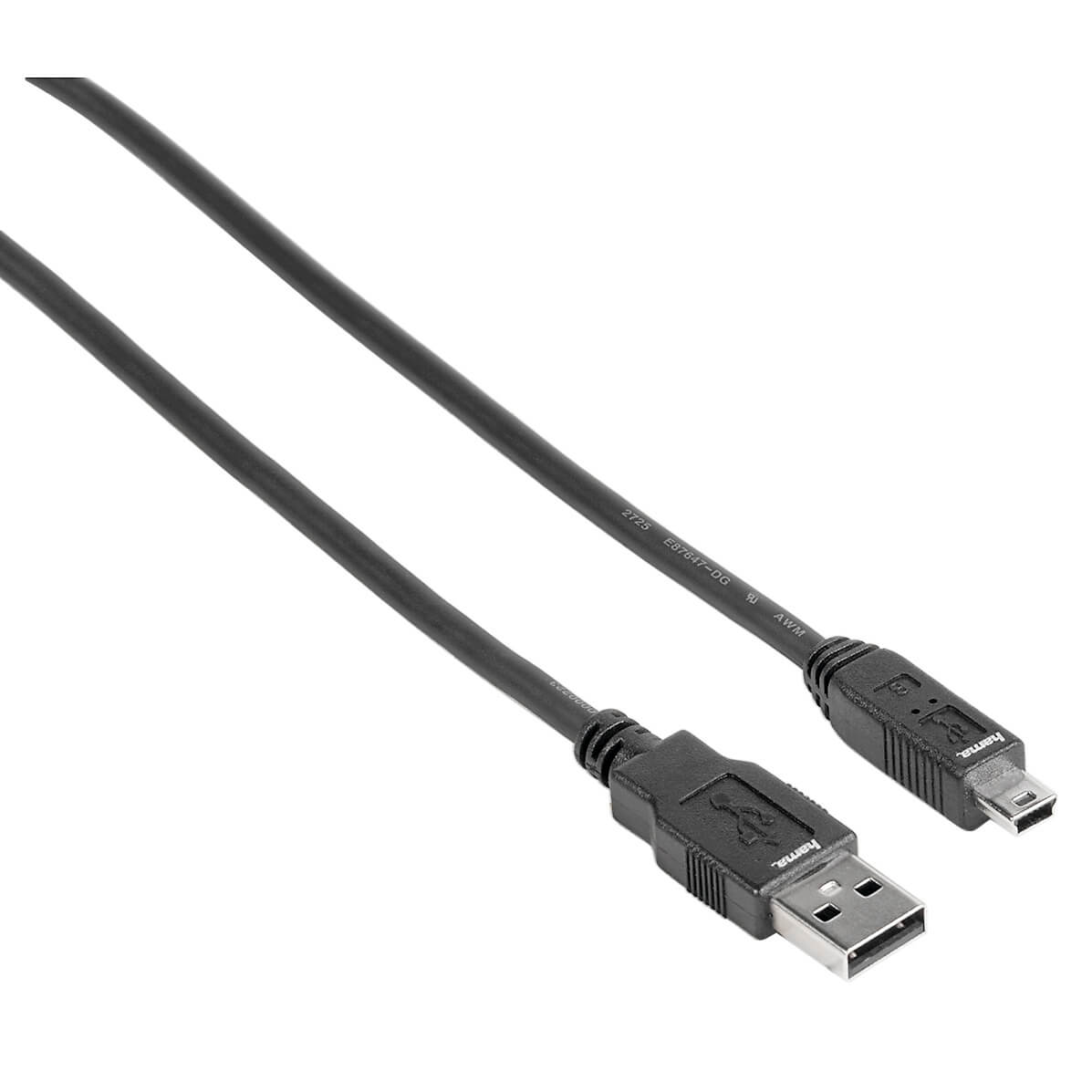 USB 2.0 Connection Cable, A p lug - mini-B plug (B5 Pin), 1.