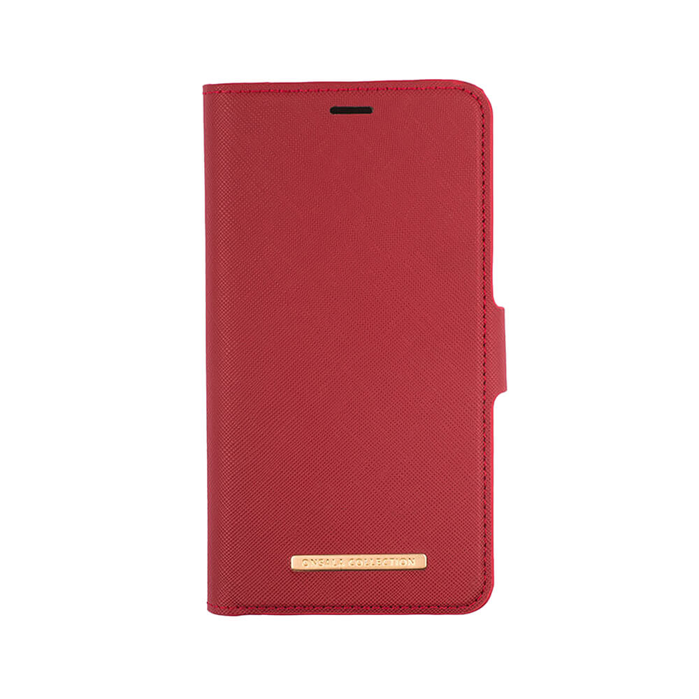 Wallet Case iPhone 12 / 12 Pro Saffiano Red 